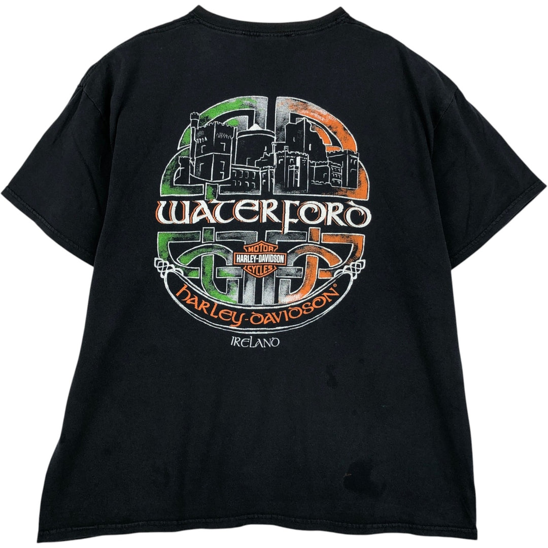 Harley-Davidson Motorcycle Bike T-shirt for men (XL size) cotton black type Vintage Second Hand