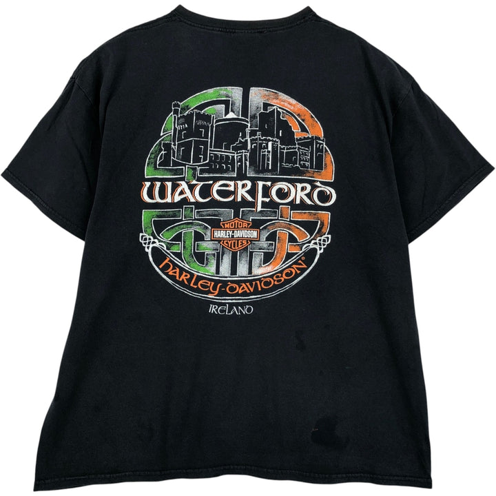 Harley-Davidson Motorcycle Bike T-shirt for men (XL size) cotton black type Vintage Second Hand