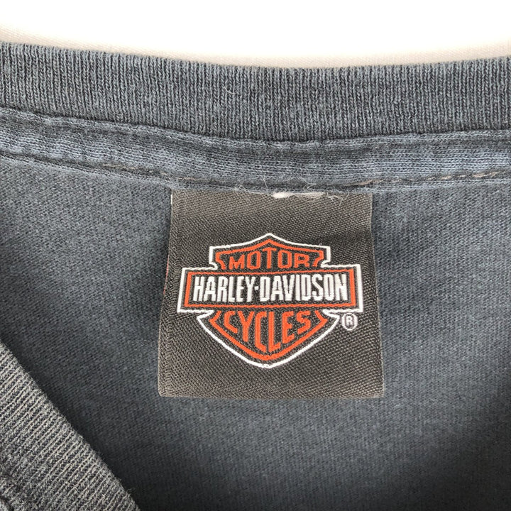 Harley-Davidson Motorcycle Bike T-shirt for men (XL size) cotton black type Vintage Second Hand