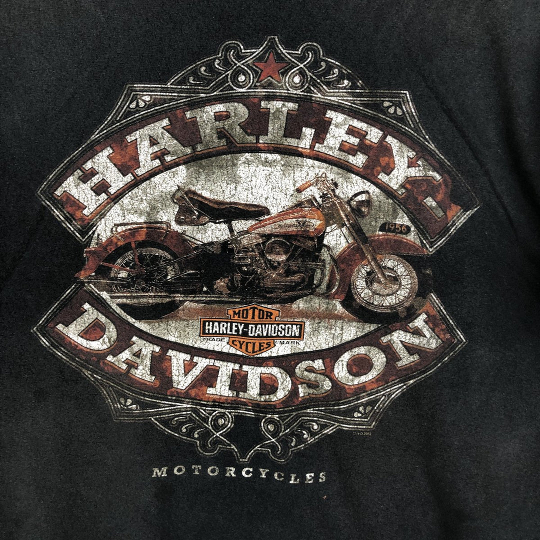Harley-Davidson Motorcycle Bike T-shirt for men (XL size) cotton black type Vintage Second Hand
