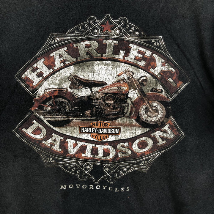 Harley-Davidson Motorcycle Bike T-shirt for men (XL size) cotton black type Vintage Second Hand