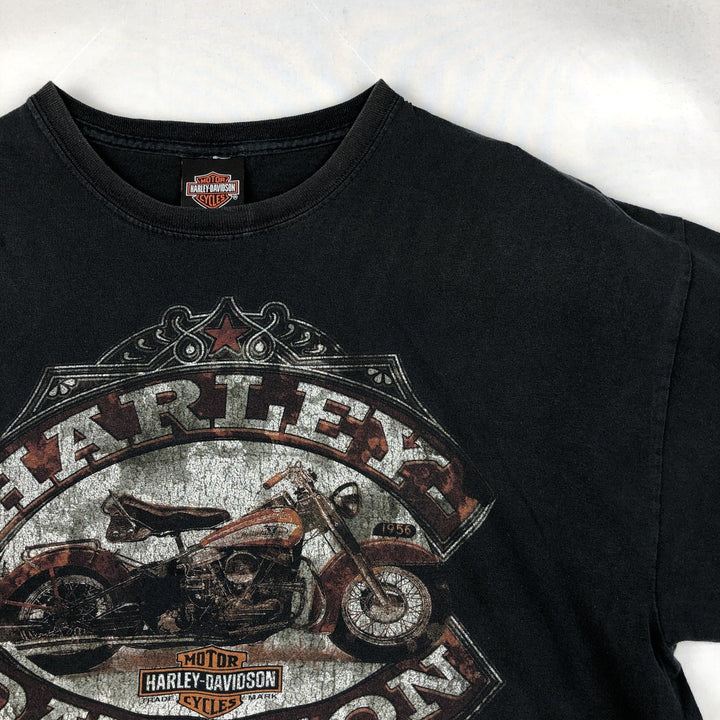 Harley-Davidson Motorcycle Bike T-shirt for men (XL size) cotton black type Vintage Second Hand