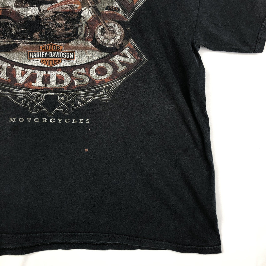 Harley-Davidson Motorcycle Bike T-shirt for men (XL size) cotton black type Vintage Second Hand