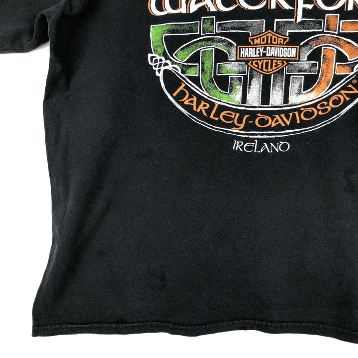 Harley-Davidson Motorcycle Bike T-shirt for men (XL size) cotton black type Vintage Second Hand