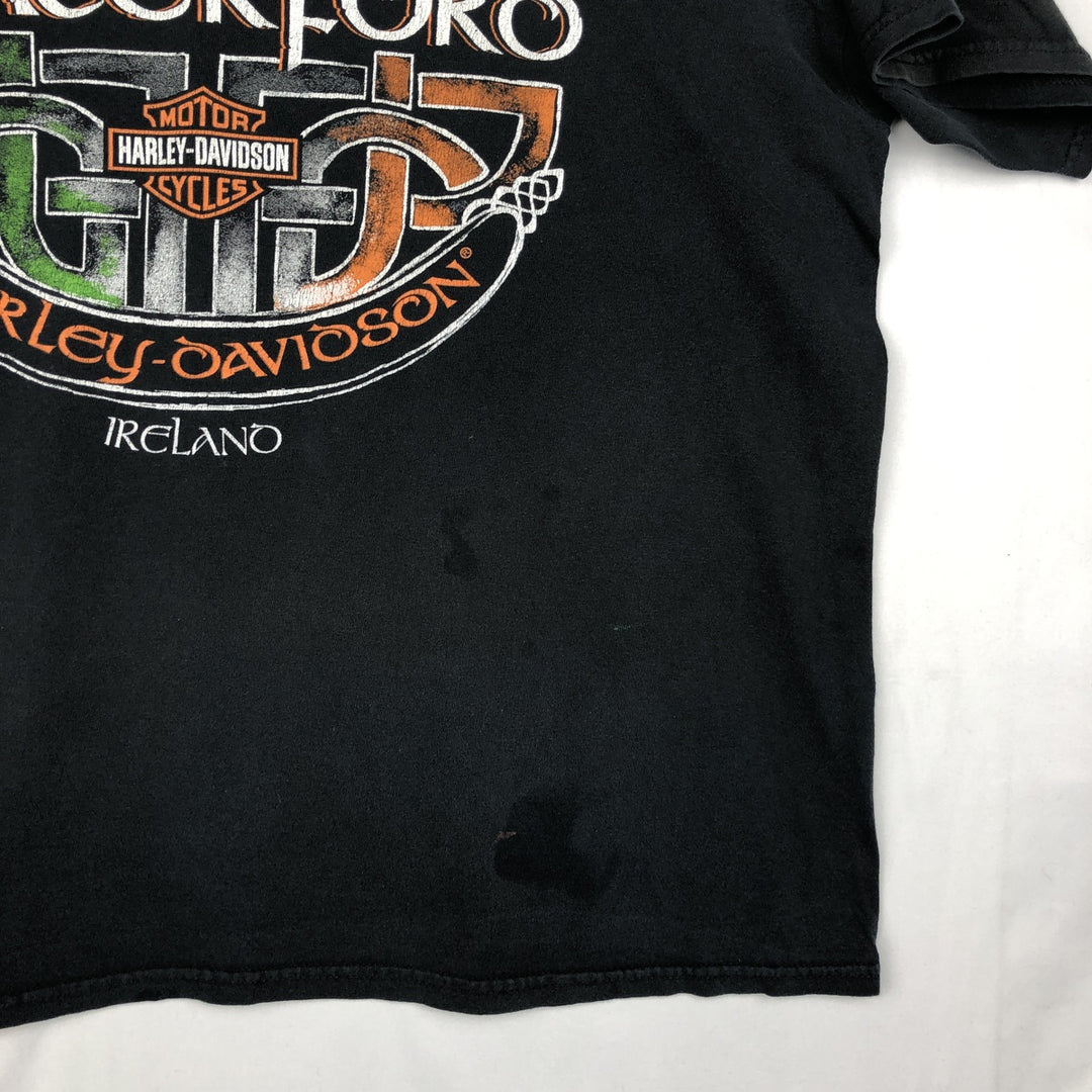 Harley-Davidson Motorcycle Bike T-shirt for men (XL size) cotton black type Vintage Second Hand