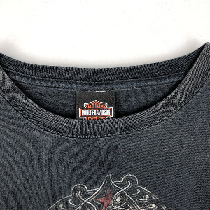 Harley-Davidson Motorcycle Bike T-shirt for men (XL size) cotton black type Vintage Second Hand