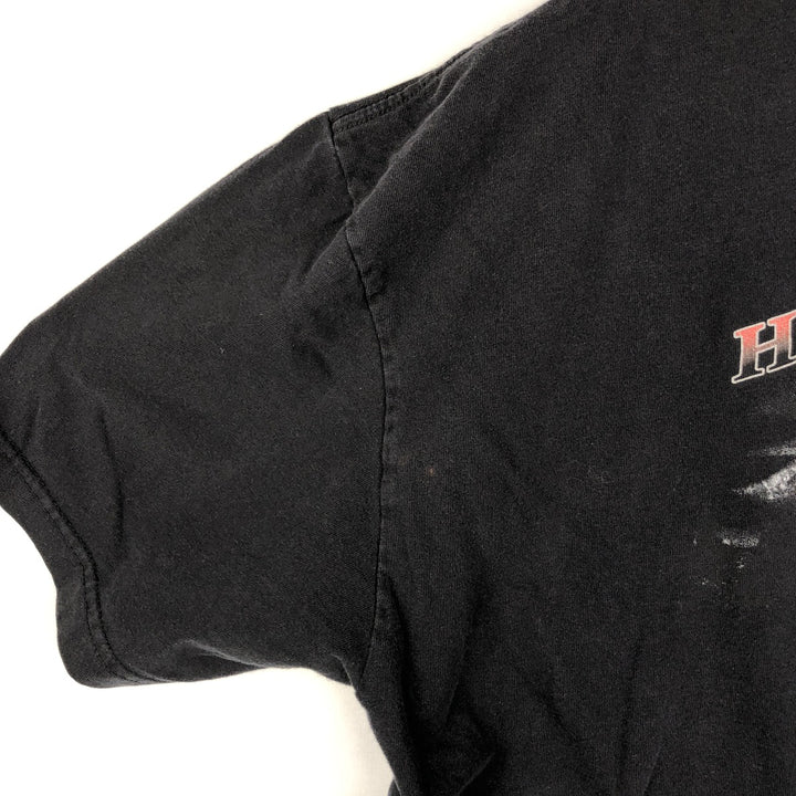 Harley-Davidson Motorcycle Bike T-shirt, Men's XL size unclear black type Vintage Second Hand