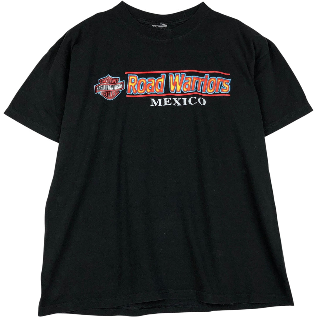Harley-Davidson Eagle Pattern Motorcycle T-Shirt, Men's XL unclear black type Vintage Second Hand