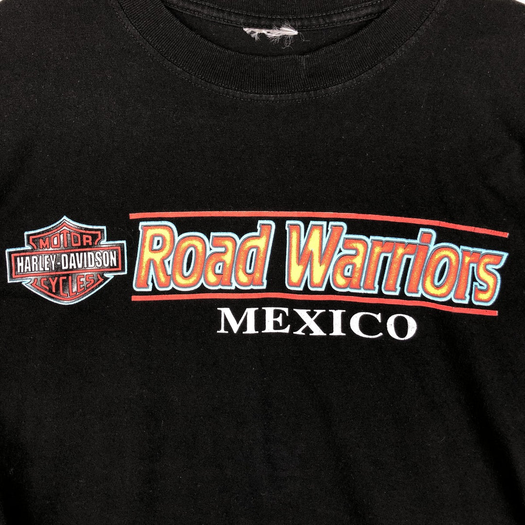 Harley-Davidson Eagle Pattern Motorcycle T-Shirt, Men's XL unclear black type Vintage Second Hand