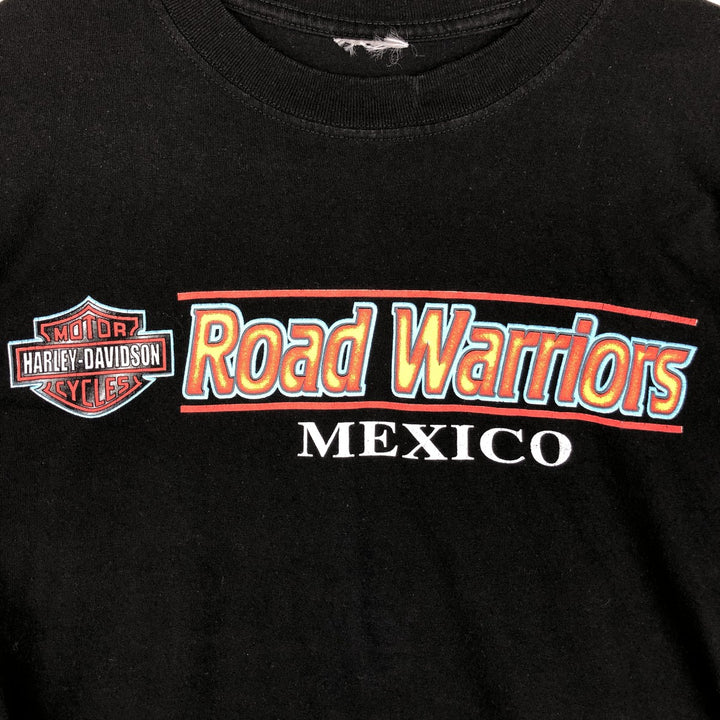 Harley-Davidson Eagle Pattern Motorcycle T-Shirt, Men's XL unclear black type Vintage Second Hand