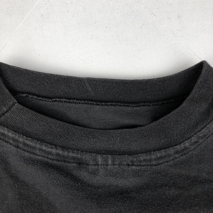 Hanes BEEFY-T Harley-Davidson Eagle Pattern Motorcycle T-Shirt, Made in USA, Men's XL (approx.) cotton black type Vintage Second Hand