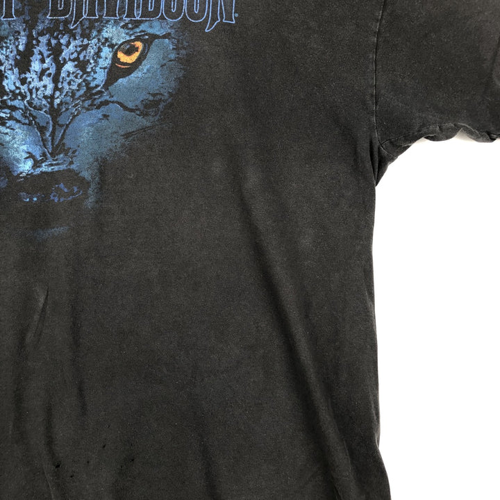 Harley-Davidson Eagle Pattern Motorcycle T-Shirt, Men's XXL (approx.) cotton black type Vintage Second Hand