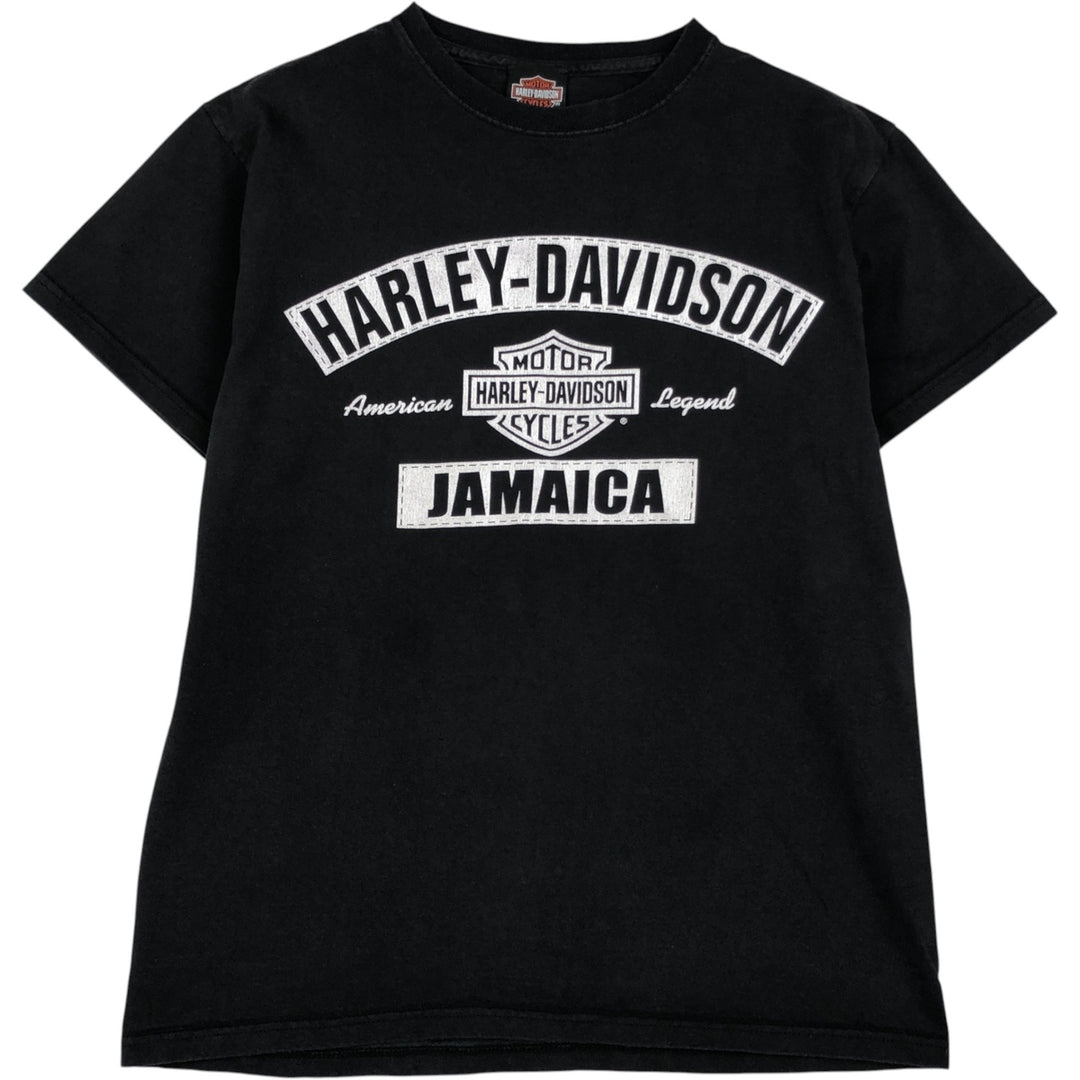 Harley-Davidson Motorcycle Bike T-shirt, Men's Medium cotton black type Vintage Second Hand