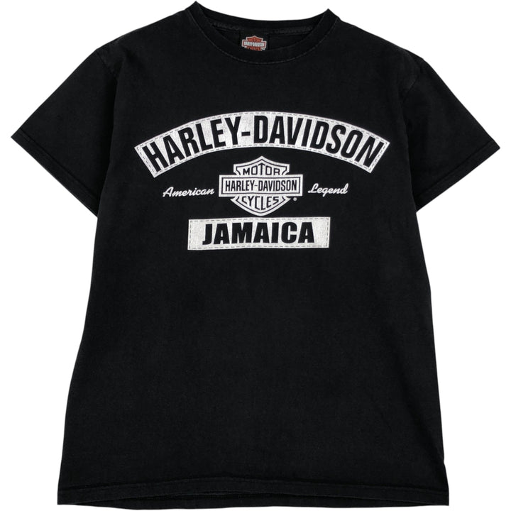 Harley-Davidson Motorcycle Bike T-shirt, Men's Medium cotton black type Vintage Second Hand