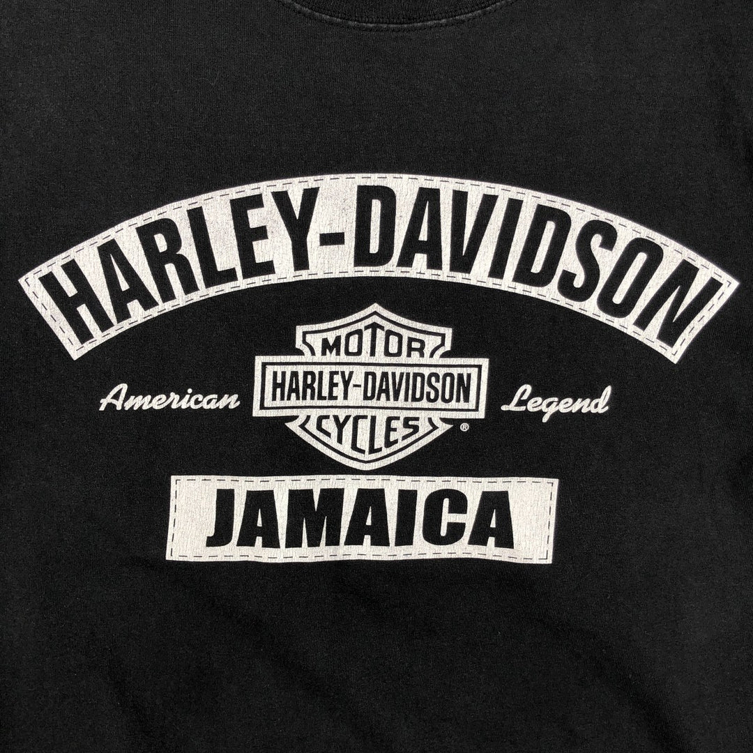 Harley-Davidson Motorcycle Bike T-shirt, Men's Medium cotton black type Vintage Second Hand