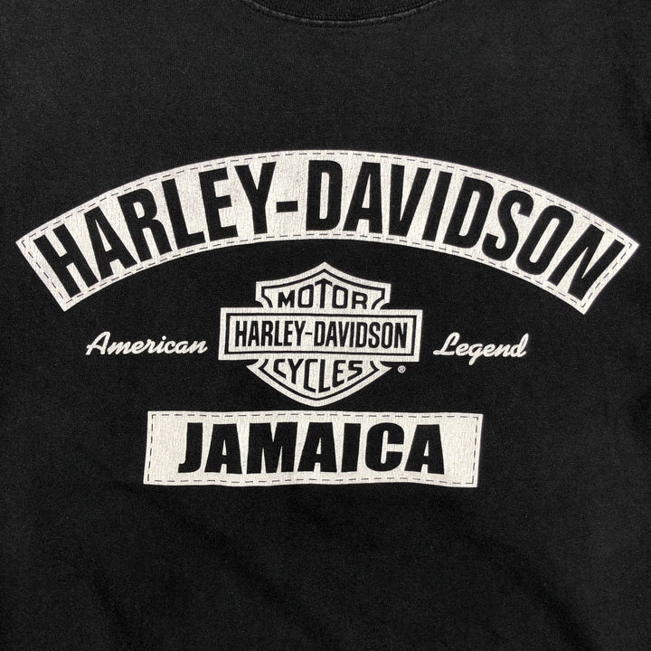 Harley-Davidson Motorcycle Bike T-shirt, Men's Medium cotton black type Vintage Second Hand