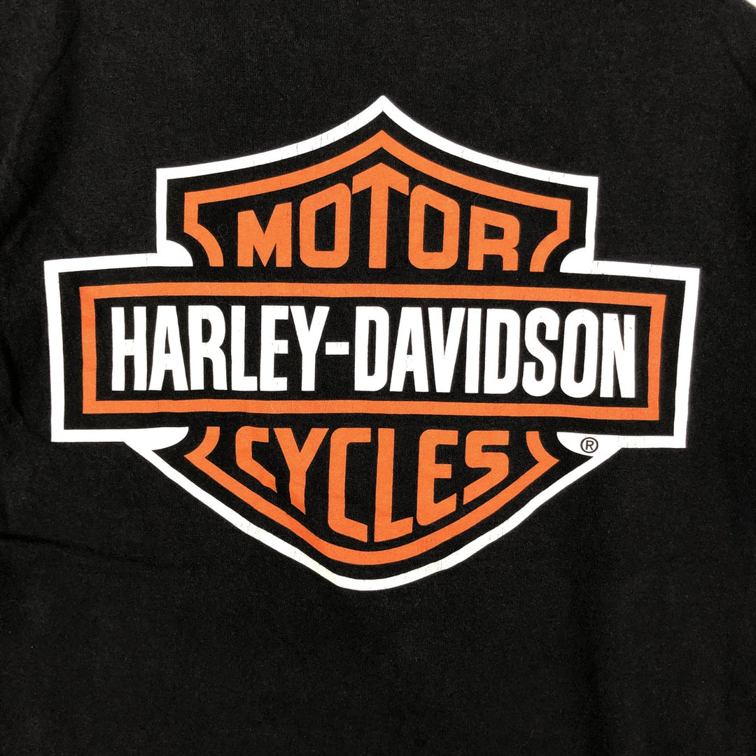 Harley-Davidson Motorcycle Bike T-shirt, Men's Medium cotton black type Vintage Second Hand