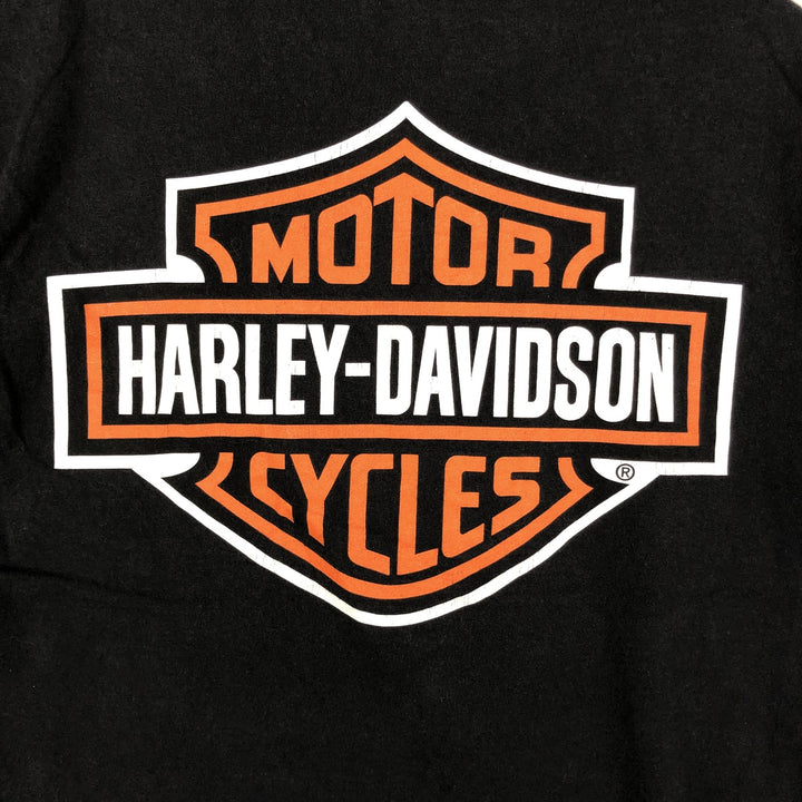 Harley-Davidson Motorcycle Bike T-shirt, Men's Medium cotton black type Vintage Second Hand