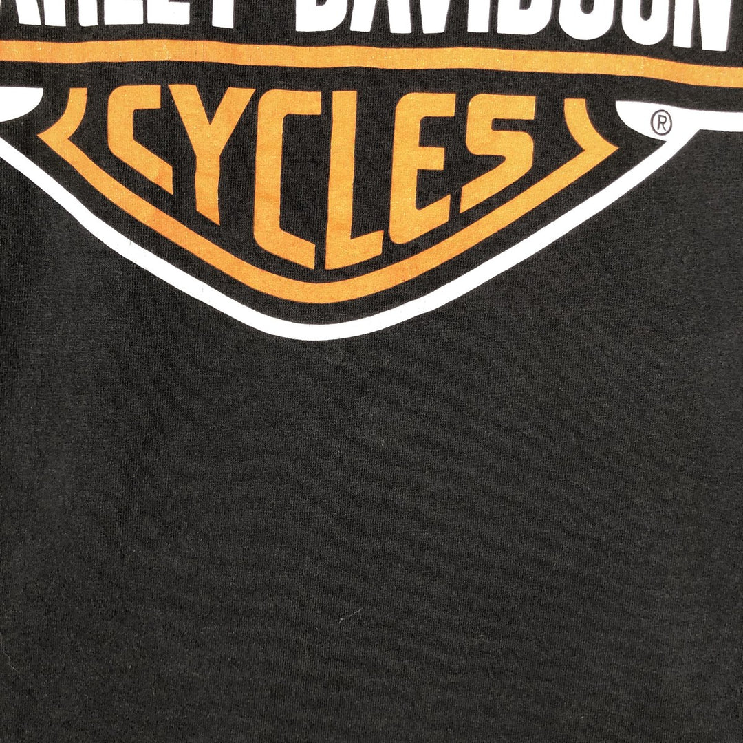 Harley-Davidson Motorcycle Bike T-shirt, Men's Medium cotton black type Vintage Second Hand
