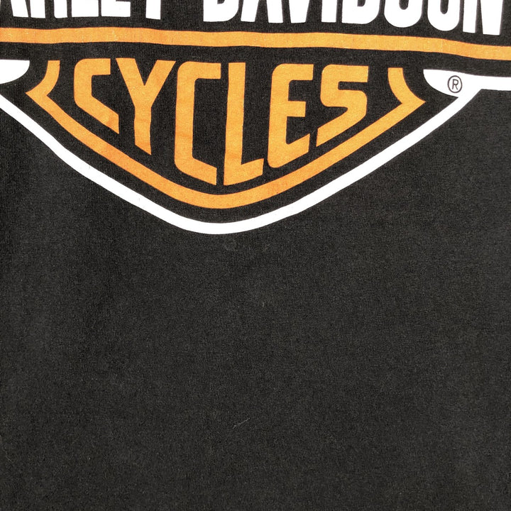 Harley-Davidson Motorcycle Bike T-shirt, Men's Medium cotton black type Vintage Second Hand