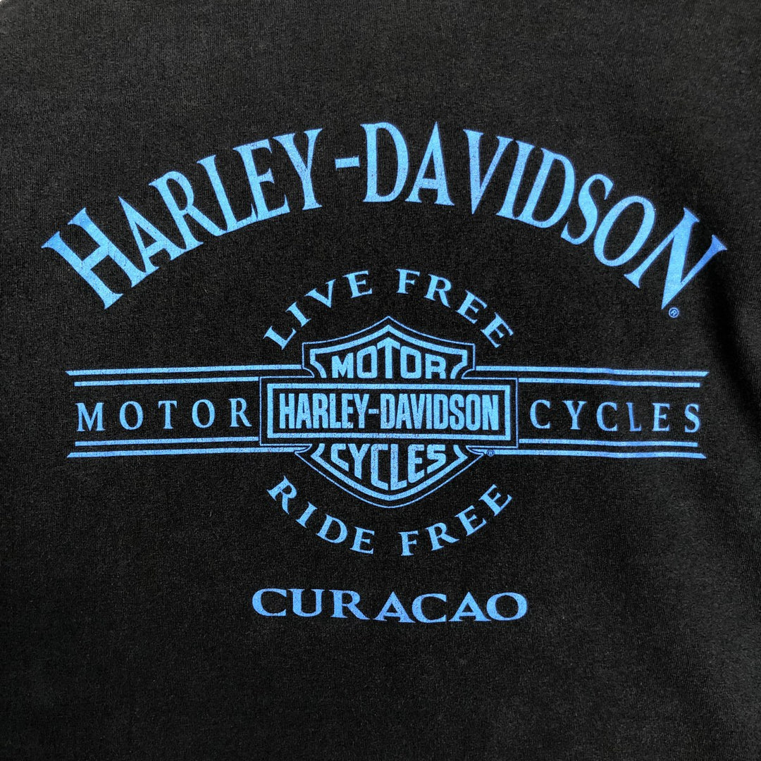 Harley-Davidson Motorcycle Bike T-shirt, Men's XL size cotton black type Vintage Second Hand