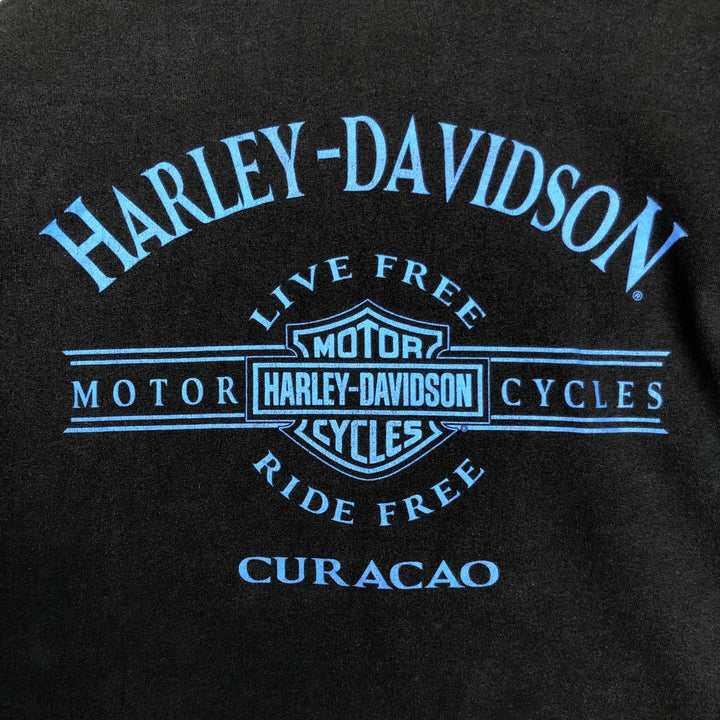 Harley-Davidson Motorcycle Bike T-shirt, Men's XL size cotton black type Vintage Second Hand