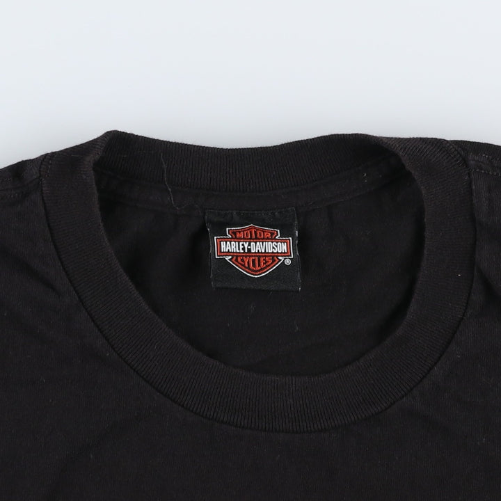 Harley-Davidson Stars and Stripes Motorcycle T-Shirt, Men's Size XL unclear black type Vintage Second Hand