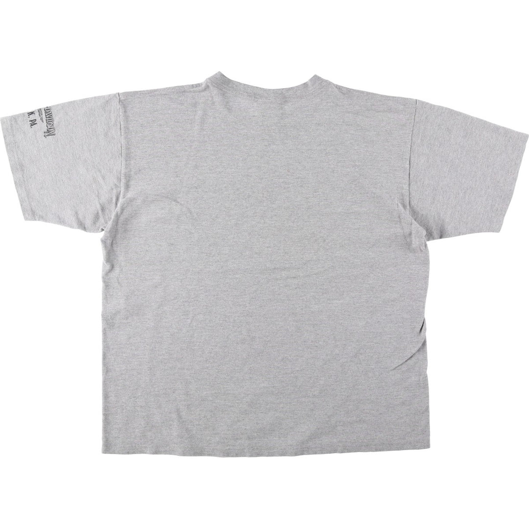 Harley-Davidson Motorcycle Bike T-shirt Made in USA Men's L size cotton gray type Vintage Second Hand