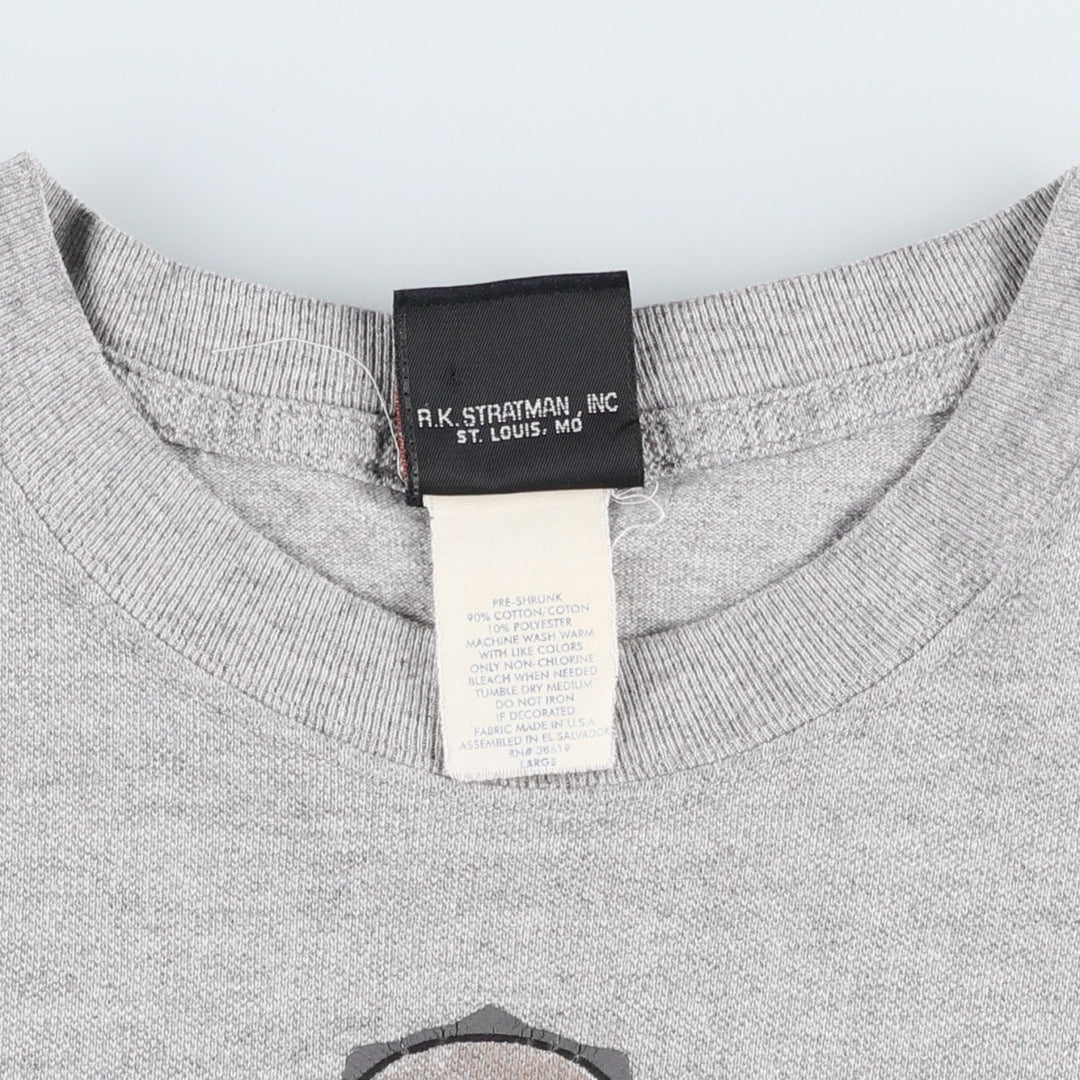 Harley-Davidson Motorcycle Bike T-shirt Made in USA Men's L size cotton gray type Vintage Second Hand