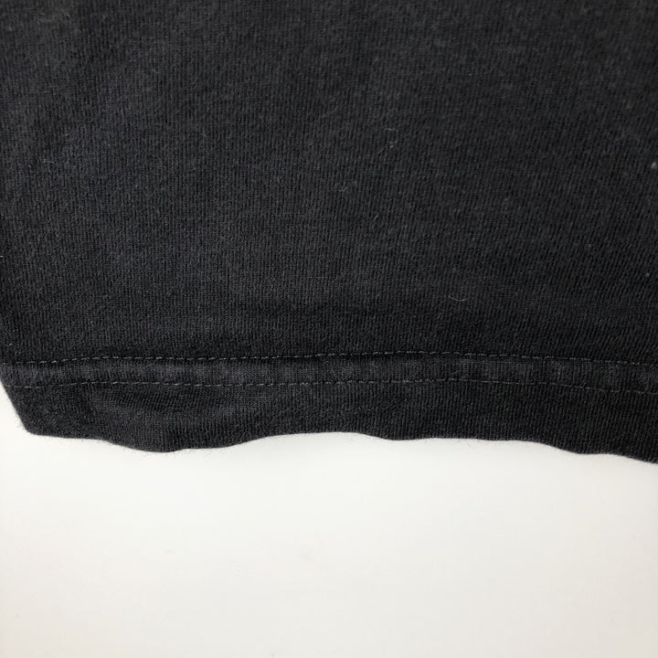 00'S Harley-Davidson Fire Pattern Motorcycle Bike T-Shirt Made in USA Men's L size cotton black type Vintage Second Hand