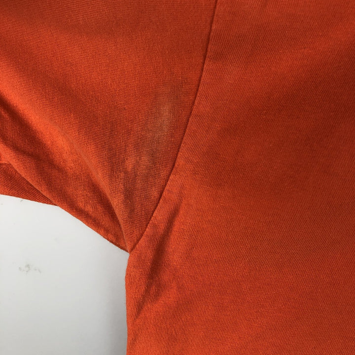 2000'S Hanes Harley-Davidson Eagle Pattern Dragon Pattern Motorcycle T-Shirt, Made in USA, Men's XL equivalent. cotton orange type Vintage Second Hand