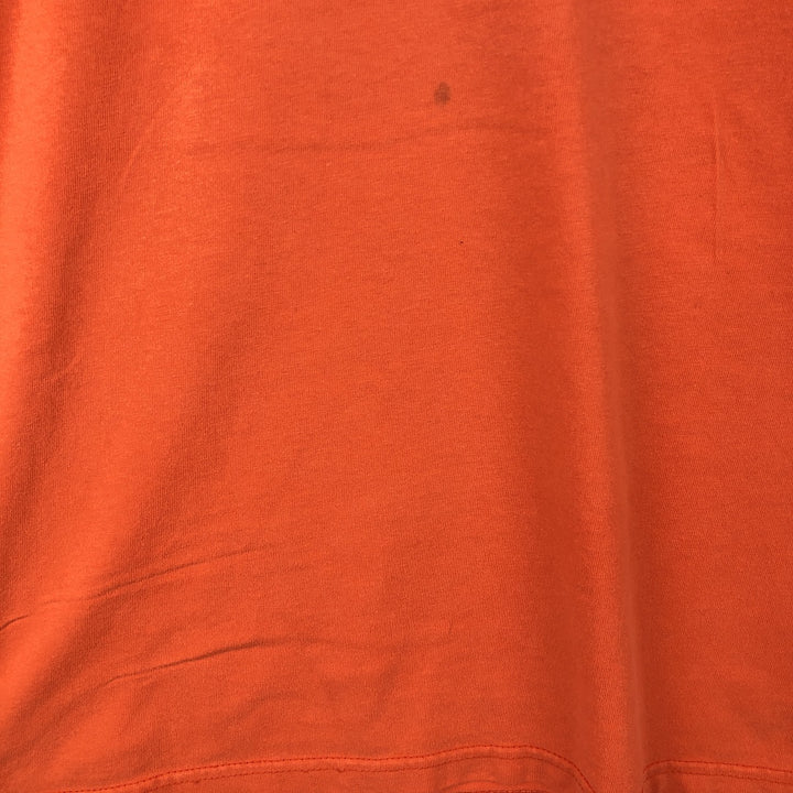 2000'S Hanes Harley-Davidson Eagle Pattern Dragon Pattern Motorcycle T-Shirt, Made in USA, Men's XL equivalent. cotton orange type Vintage Second Hand