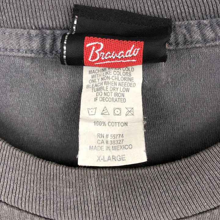 Harley-Davidson Eagle Pattern Motorcycle T-Shirt, Men's XL cotton gray type Vintage Second Hand