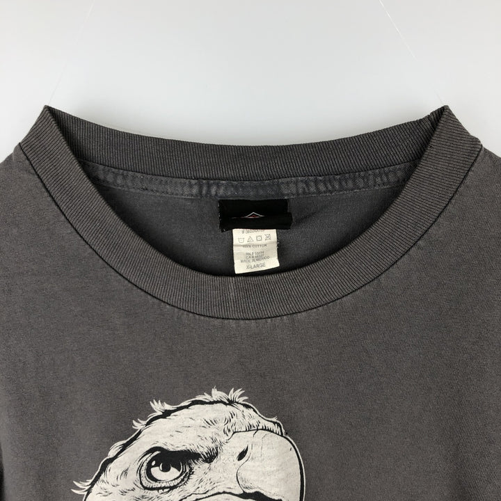 Harley-Davidson Eagle Pattern Motorcycle T-Shirt, Men's XL cotton gray type Vintage Second Hand