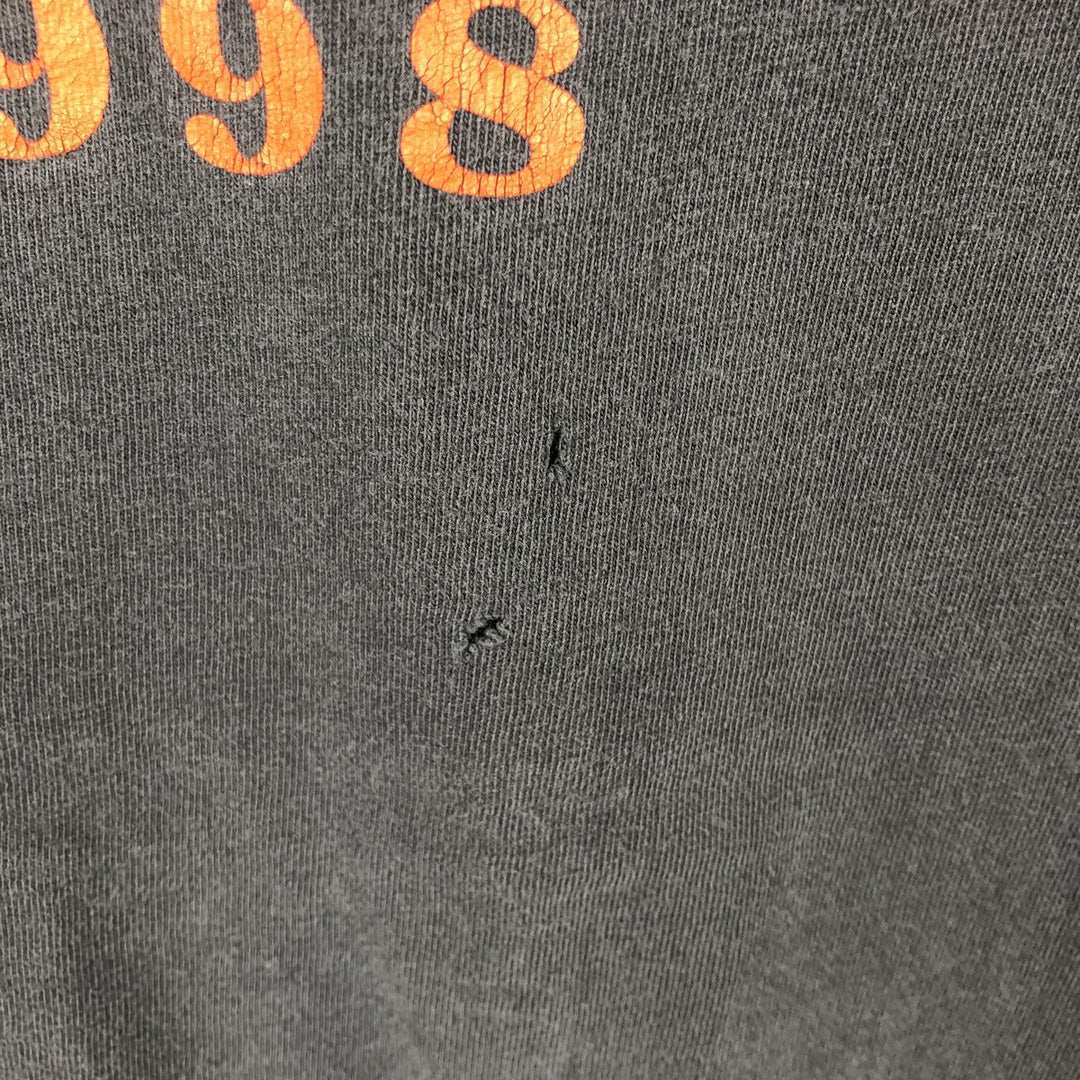 90'S Hanes Harley-Davidson Motorcycle Bike T-Shirt, Made in USA, Men's Size L (approx.), Vintage cotton black type Vintage Second Hand