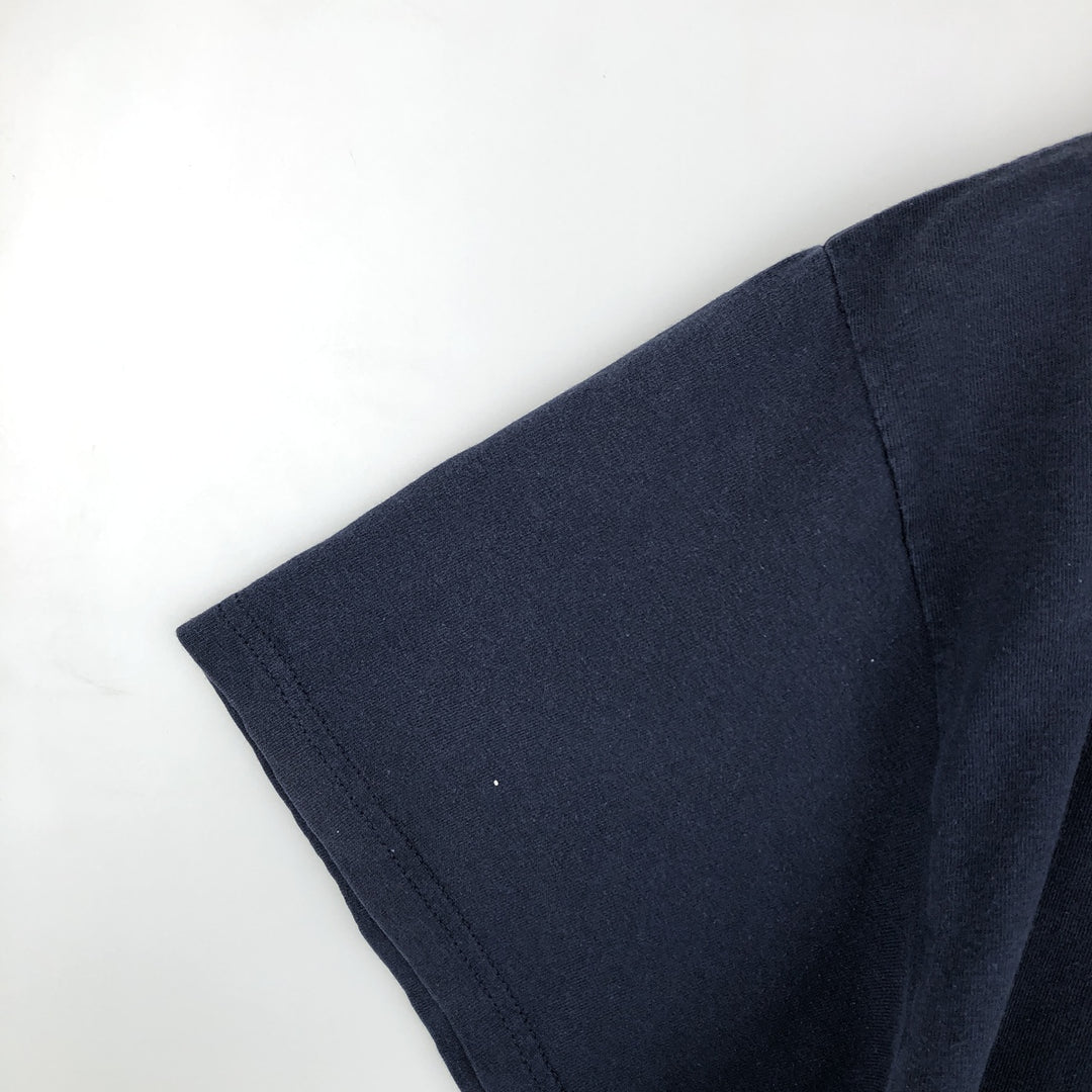 Dickies Short-Sleeve Pocket T-Shirt, Men's Size L (approx.) cotton navy blue type Vintage Second Hand