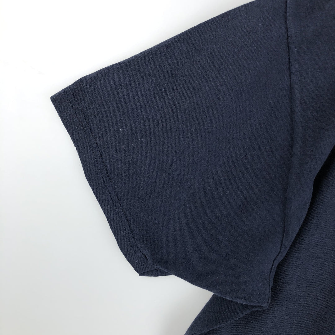 Dickies Short-Sleeve Pocket T-Shirt, Men's Size L (approx.) cotton navy blue type Vintage Second Hand