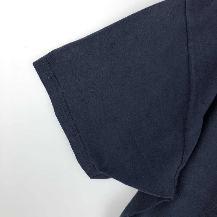Dickies Short-Sleeve Pocket T-Shirt, Men's Size L (approx.) cotton navy blue type Vintage Second Hand