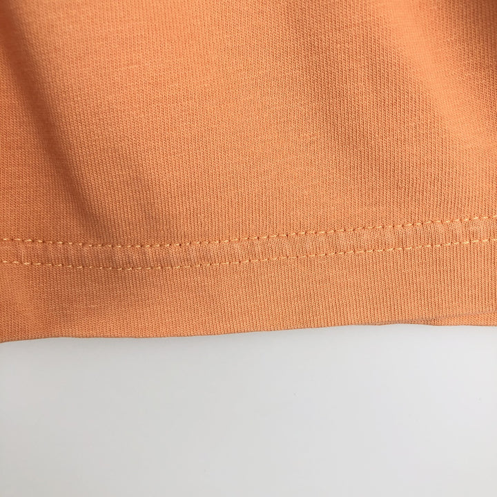 Brooks Brothers 346 Short-Sleeve One-Point Logo Pocket T-Shirt, Men's Size L (approx.) cotton orange type Vintage Second Hand