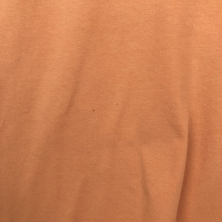 Brooks Brothers 346 Short-Sleeve One-Point Logo Pocket T-Shirt, Men's Size L (approx.) cotton orange type Vintage Second Hand