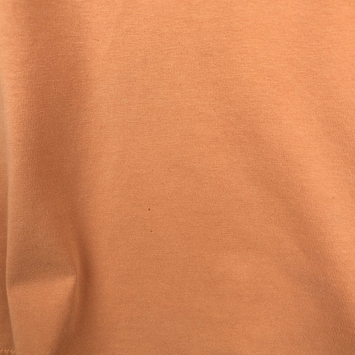 Brooks Brothers 346 Short-Sleeve One-Point Logo Pocket T-Shirt, Men's Size L (approx.) cotton orange type Vintage Second Hand