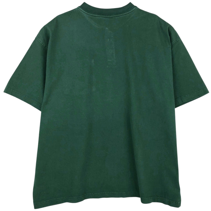 Carhartt Henley neck short-sleeved T-shirt, men's size XL. unclear green type Vintage Second Hand