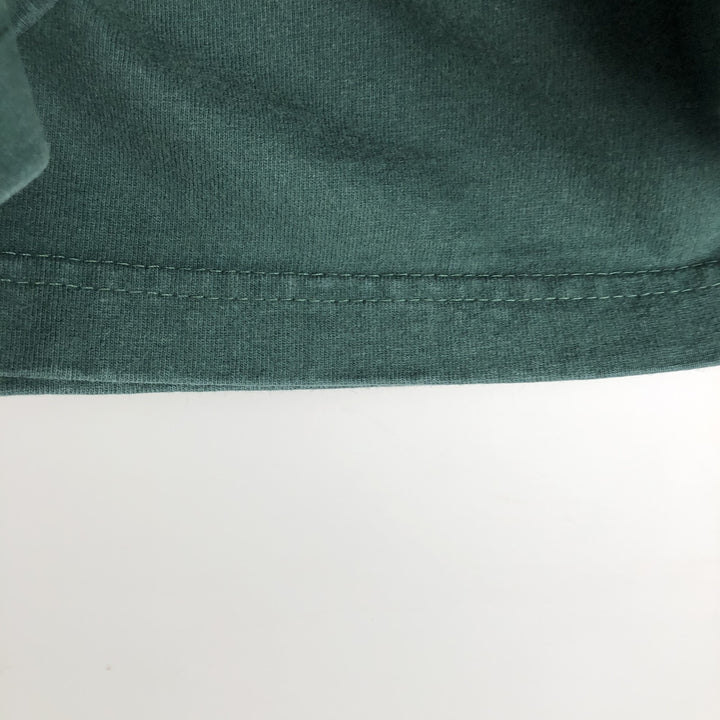 Carhartt Henley neck short-sleeved T-shirt, men's size XL. unclear green type Vintage Second Hand