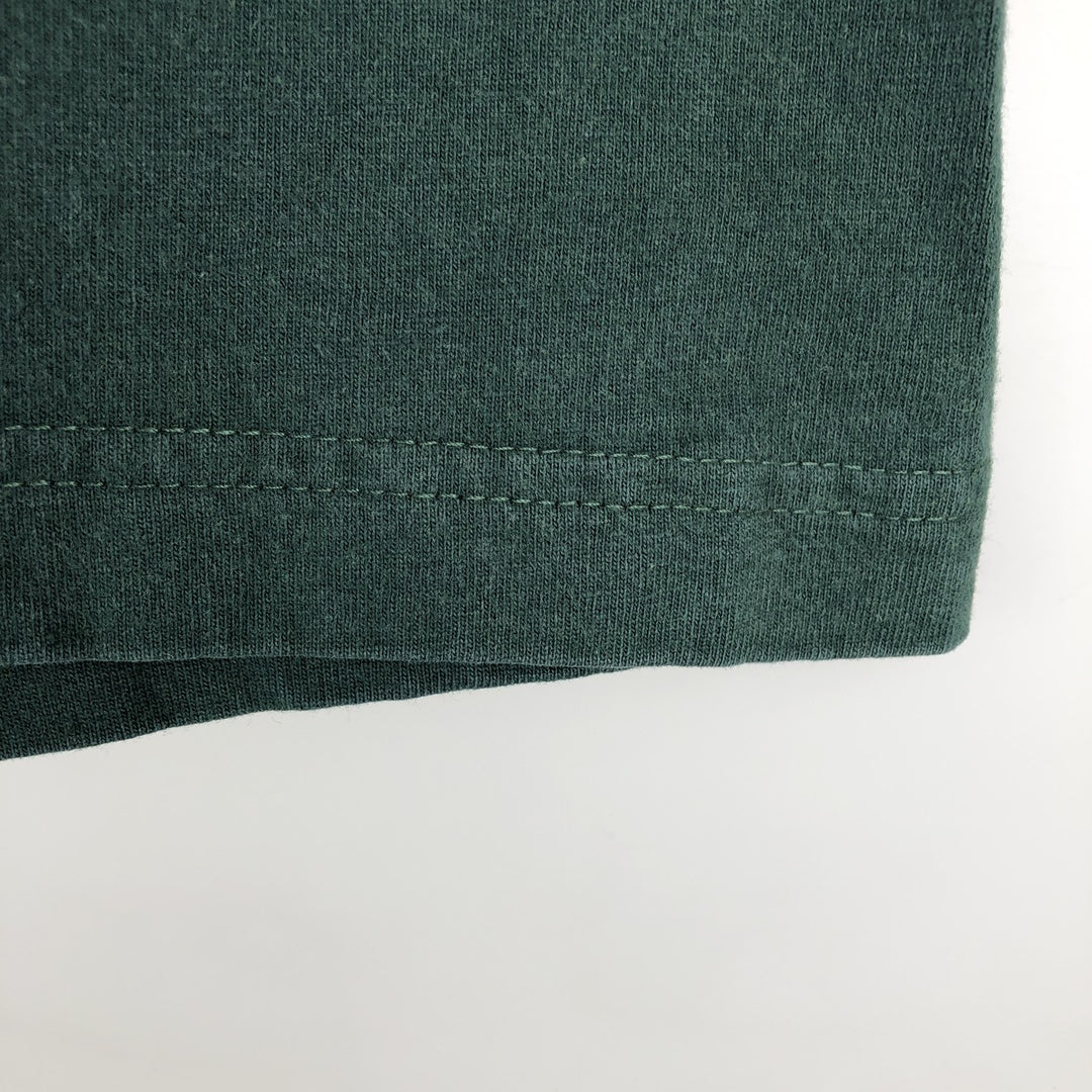 Carhartt Henley neck short-sleeved T-shirt, men's size XL. unclear green type Vintage Second Hand
