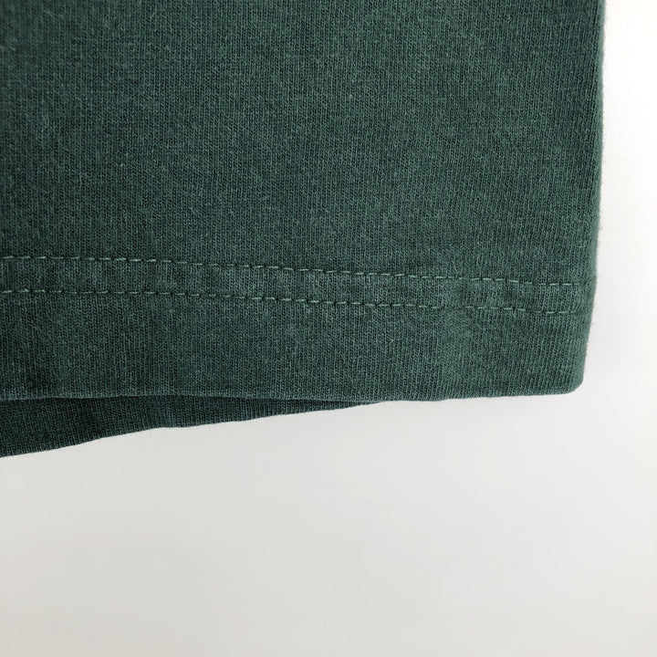 Carhartt Henley neck short-sleeved T-shirt, men's size XL. unclear green type Vintage Second Hand