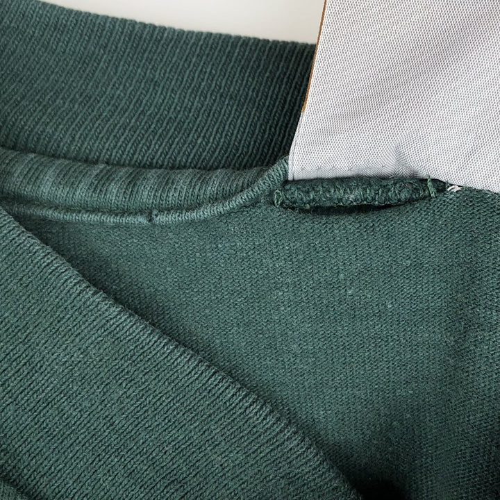 Carhartt Henley neck short-sleeved T-shirt, men's size XL. unclear green type Vintage Second Hand