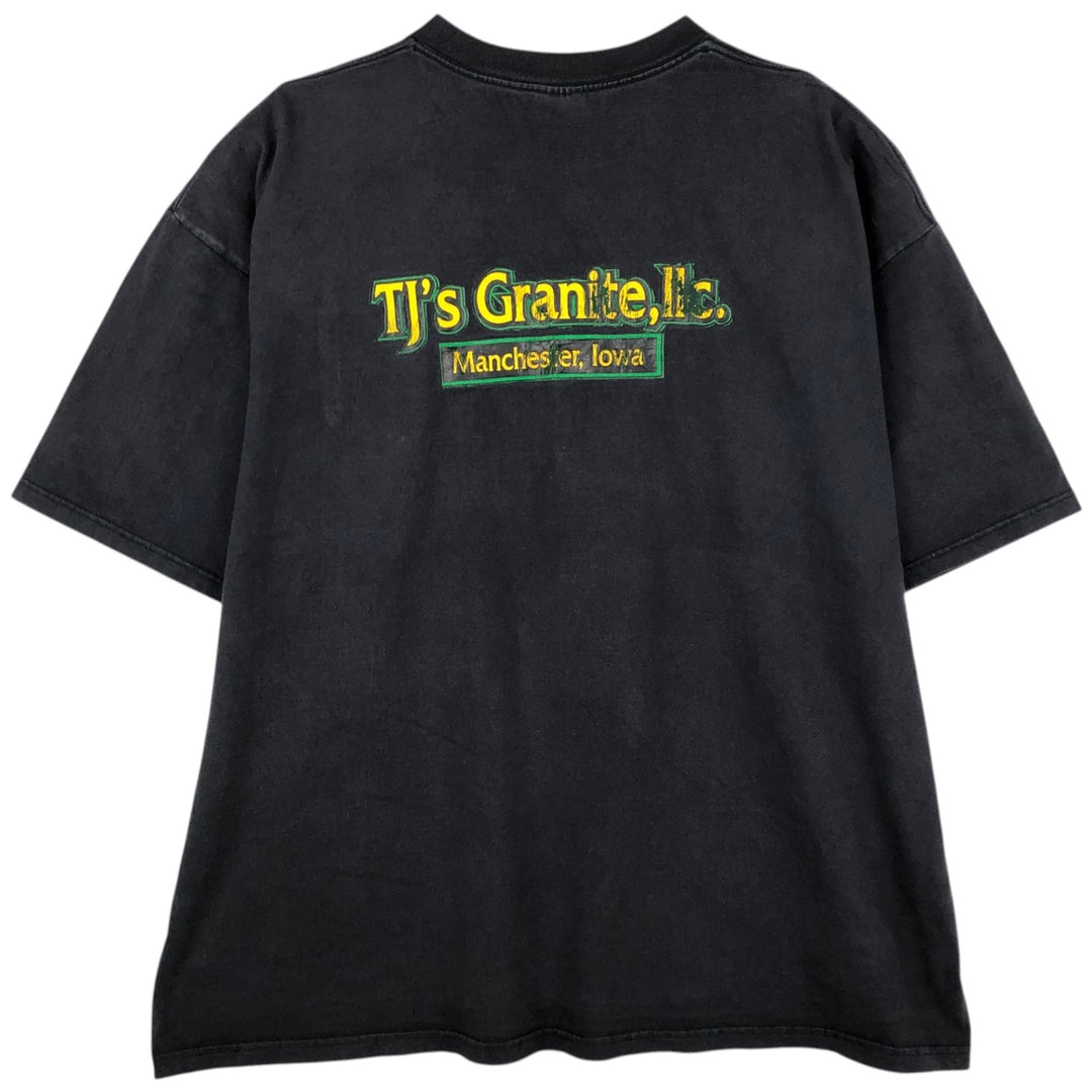 Carhartt back print short-sleeved pocket t-shirt, men's size XXL. unclear black type Vintage Second Hand
