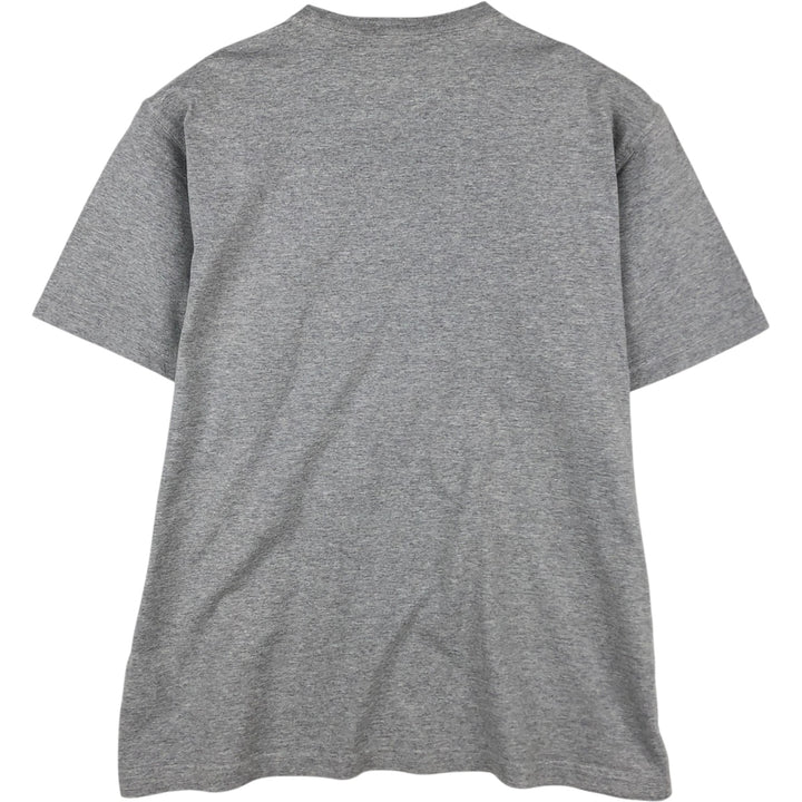 Eddie Bauer Short-Sleeve Printed T-Shirt, Men's Size L (approx.) cotton gray type Vintage Second Hand