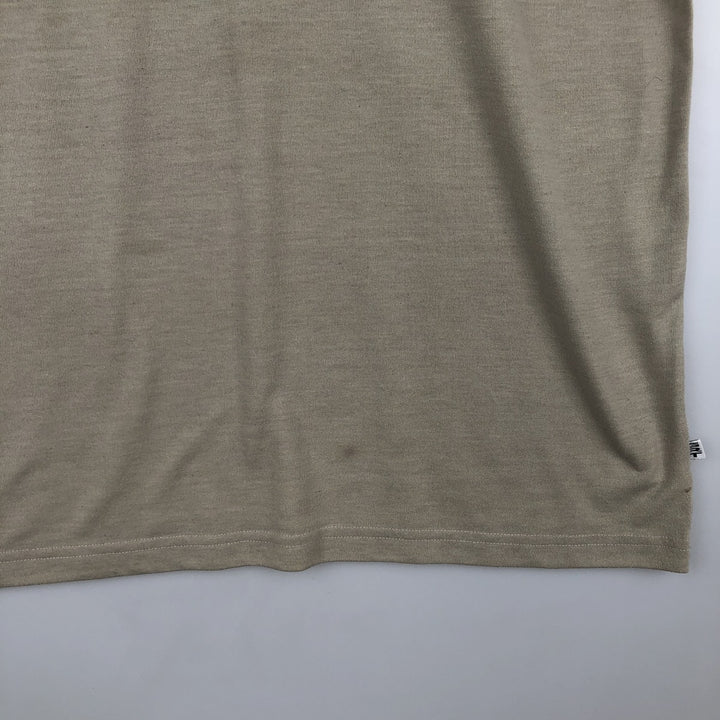 90'S Columbia Short-Sleeve Printed T-Shirt, Made in USA, Men's Size L (Equivalent), Vintage polyester gray type Vintage Second Hand