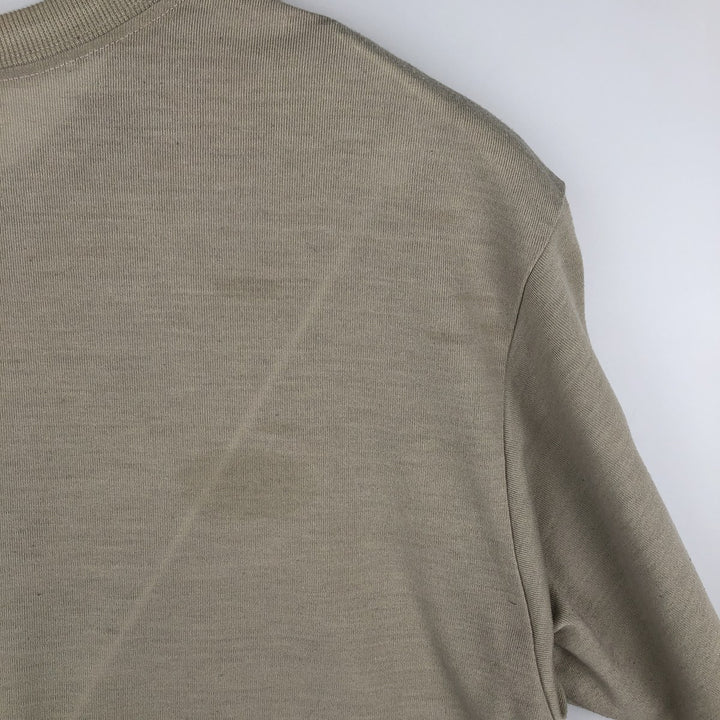 90'S Columbia Short-Sleeve Printed T-Shirt, Made in USA, Men's Size L (Equivalent), Vintage polyester gray type Vintage Second Hand